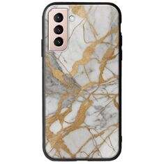 The Marble Collection - Elegance Samsung Galaxy S21 Groove TPU (Tempered Glass και TPU)