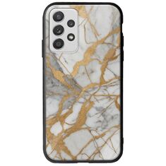 The Marble Collection - Elegance Samsung Galaxy A32 5G Groove TPU (Tempered Glass και TPU)