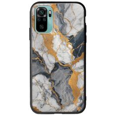 The Marble Collection - Artistic Xiaomi Redmi Note 10 / 10s Groove TPU (Tempered Glass και TPU)