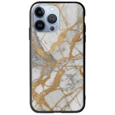 The Marble Collection - Elegance iPhone 13 Pro Groove TPU (Tempered Glass και TPU)