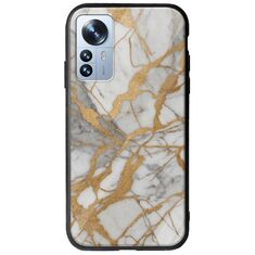The Marble Collection - Elegance Xiaomi 12 Pro Groove TPU (Tempered Glass και TPU)