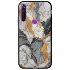 The Marble Collection - Artistic Xiaomi Redmi Note 8 2021 Groove TPU (Tempered Glass και TPU)