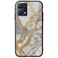 The Marble Collection - Elegance Realme 9 4G Groove TPU (Tempered Glass και TPU)