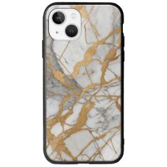 The Marble Collection - Elegance iPhone 14 Groove TPU (Tempered Glass και TPU)