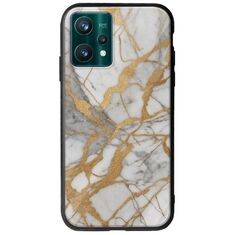 The Marble Collection - Elegance Realme 9 5G Groove TPU (Tempered Glass και TPU)