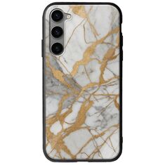 The Marble Collection - Elegance Samsung Galaxy S23 Plus 5G Groove TPU (Tempered Glass και TPU)
