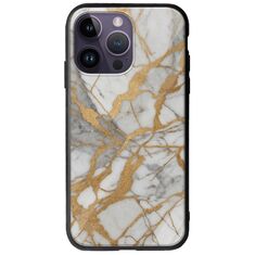 The Marble Collection - Elegance iPhone 15 Pro Groove TPU (Tempered Glass και TPU)