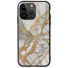The Marble Collection - Elegance iPhone 15 Pro Max Groove TPU (Tempered Glass και TPU)