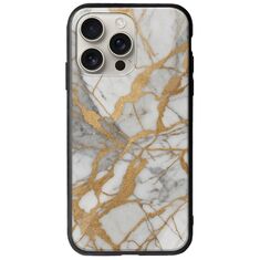 The Marble Collection - Elegance iPhone 16 Pro Groove TPU (Tempered Glass και TPU)