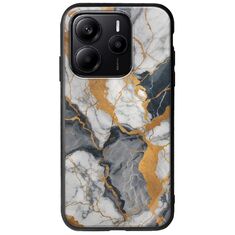 The Marble Collection - Artistic Xiaomi Redmi Note 14 5G Groove TPU (Tempered Glass και TPU)