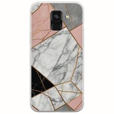 The Marble Collection - Modern Samsung Galaxy A6 2018 Flexible TPU (Διάφανη Σιλικόνη)