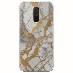 The Marble Collection - Elegance Xiaomi Pocophone F1 Flexible TPU (Διάφανη Σιλικόνη)