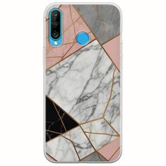 The Marble Collection - Modern Huawei P30 Lite Flexible TPU (Διάφανη Σιλικόνη)