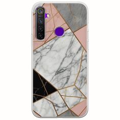 The Marble Collection - Modern Realme 5 Pro Flexible TPU (Διάφανη Σιλικόνη)