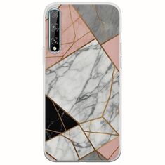 The Marble Collection - Modern Huawei P Smart S Flexible TPU (Διάφανη Σιλικόνη)