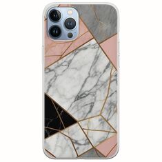 The Marble Collection - Modern iPhone 12 Pro Flexible TPU (Διάφανη Σιλικόνη)