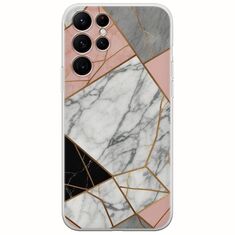 The Marble Collection - Modern Samsung Galaxy S22 Ultra Flexible TPU (Διάφανη Σιλικόνη)