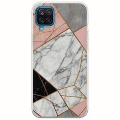 The Marble Collection - Modern Samsung Galaxy M12 Flexible TPU (Διάφανη Σιλικόνη)