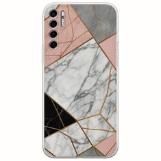 The Marble Collection - Modern TCL 20S / 20 5G / 20L / 20L+ Flexible TPU (Διάφανη Σιλικόνη)