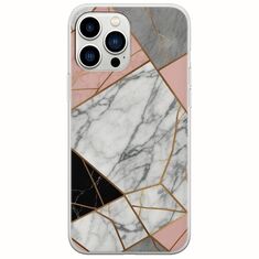 The Marble Collection - Modern iPhone 14 Pro Flexible TPU (Διάφανη Σιλικόνη)