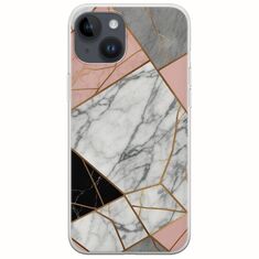The Marble Collection - Modern iPhone 15 Plus Flexible TPU (Διάφανη Σιλικόνη)