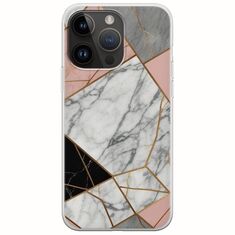 The Marble Collection - Modern iPhone 15 Pro Max Flexible TPU (Διάφανη Σιλικόνη)