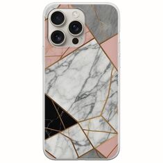 The Marble Collection - Modern iPhone 16 Pro Flexible TPU (Διάφανη Σιλικόνη)