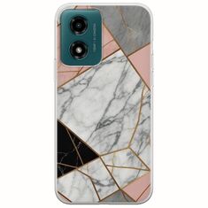 The Marble Collection - Modern Motorola Moto G04s Flexible TPU (Διάφανη Σιλικόνη)