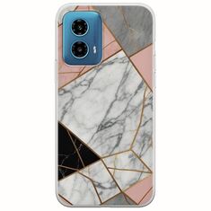 The Marble Collection - Modern Motorola Moto G34 5G Flexible TPU (Διάφανη Σιλικόνη)
