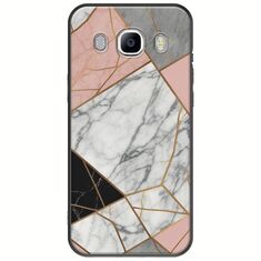 The Marble Collection - Modern Samsung Galaxy J5(2016) Black TPU (Μαύρη Σιλικόνη)