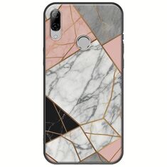 The Marble Collection - Modern Huawei P20 Lite Black TPU (Μαύρη Σιλικόνη)
