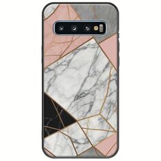 The Marble Collection - Modern Samsung Galaxy S10 Plus Black TPU (Μαύρη Σιλικόνη)