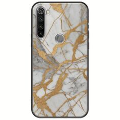 The Marble Collection - Elegance Xiaomi Redmi Note 8T Black TPU (Μαύρη Σιλικόνη)