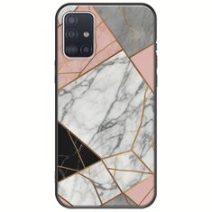 The Marble Collection - Modern Samsung Galaxy A51 Black TPU (Μαύρη Σιλικόνη)