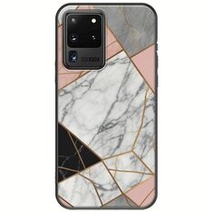 The Marble Collection - Modern Samsung Galaxy S20 Ultra Black TPU (Μαύρη Σιλικόνη)
