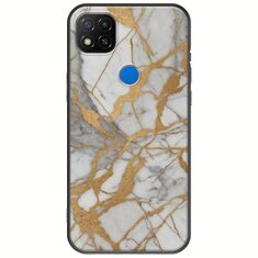 The Marble Collection - Elegance Xiaomi Redmi 9C Black TPU (Μαύρη Σιλικόνη)