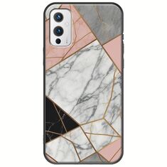 The Marble Collection - Modern OnePlus 9 Black TPU (Μαύρη Σιλικόνη)