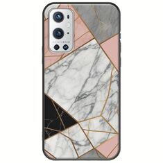 The Marble Collection - Modern OnePlus 9 Pro Black TPU (Μαύρη Σιλικόνη)