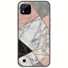 The Marble Collection - Modern Realme C11 2021 Black TPU (Μαύρη Σιλικόνη)