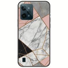 The Marble Collection - Modern Realme C31 Black TPU (Μαύρη Σιλικόνη)