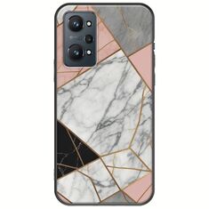 The Marble Collection - Modern Realme GT 2 5G Black TPU (Μαύρη Σιλικόνη)