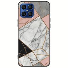 The Marble Collection - Modern Honor X8 Black TPU (Μαύρη Σιλικόνη)