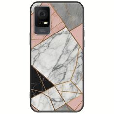 The Marble Collection - Modern TCL 408 Black TPU (Μαύρη Σιλικόνη)