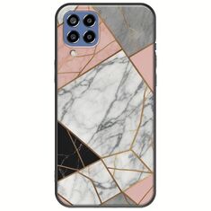 The Marble Collection - Modern Samsung Galaxy M33 5G Black TPU (Μαύρη Σιλικόνη)