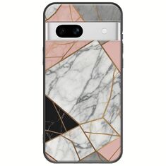 The Marble Collection - Modern Google Pixel 7a 5G Black TPU (Μαύρη Σιλικόνη)