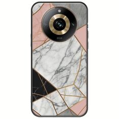The Marble Collection - Modern Realme 11 Pro Plus 5G Black TPU (Μαύρη Σιλικόνη)