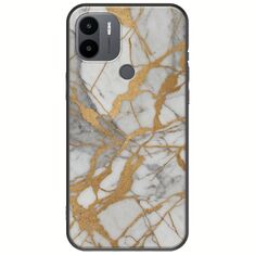 The Marble Collection - Elegance Xiaomi Redmi A2 Plus Black TPU (Μαύρη Σιλικόνη)