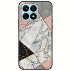 The Marble Collection - Modern Honor X8a Black TPU (Μαύρη Σιλικόνη)