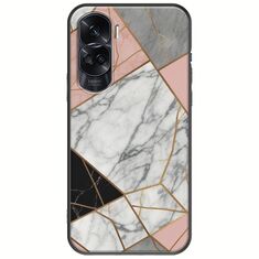 The Marble Collection - Modern Honor 90 Lite 5G Black TPU (Μαύρη Σιλικόνη)