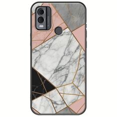The Marble Collection - Modern Nokia C22 Black TPU (Μαύρη Σιλικόνη)